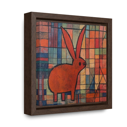 Rabbit 32, Gallery Canvas Wraps, Square Frame