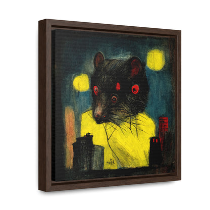 Urban Rat 6, Valentinii, Gallery Canvas Wraps, Square Frame