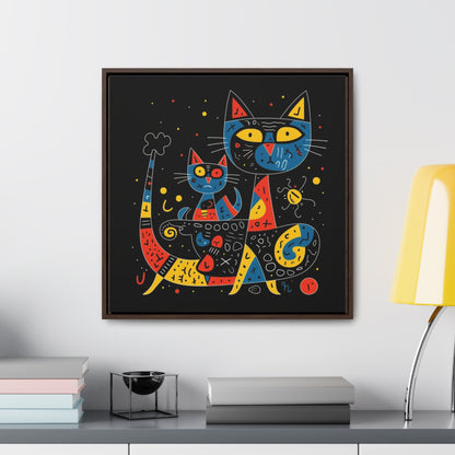 Cat 122, Gallery Canvas Wraps, Square Frame