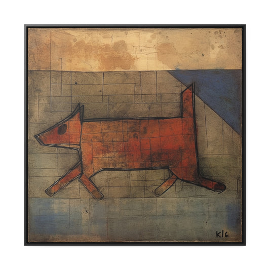 V Dog 13, Gallery Canvas Wraps, Square Frame