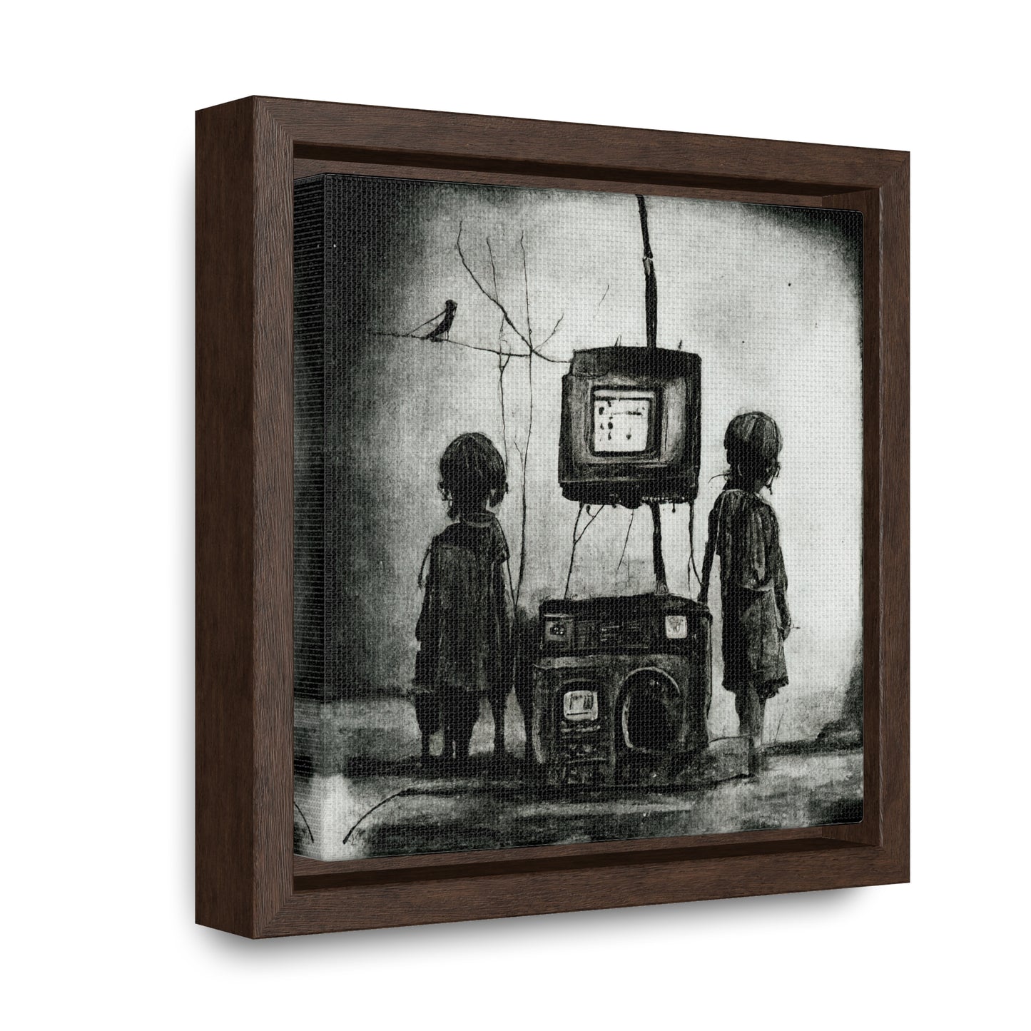 Childhood Wave 8, Valentinii, Gallery Canvas Wraps, Square Frame