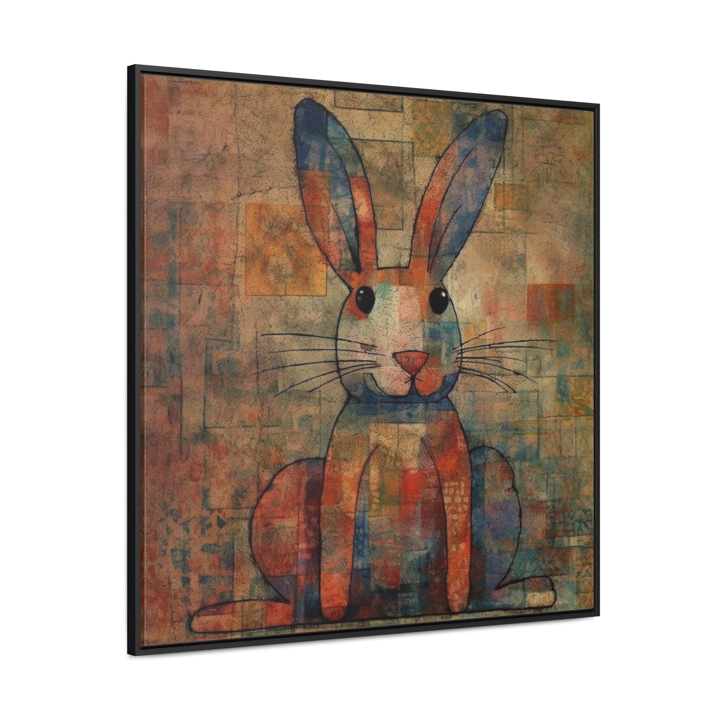 Rabbit 33, Gallery Canvas Wraps, Square Frame