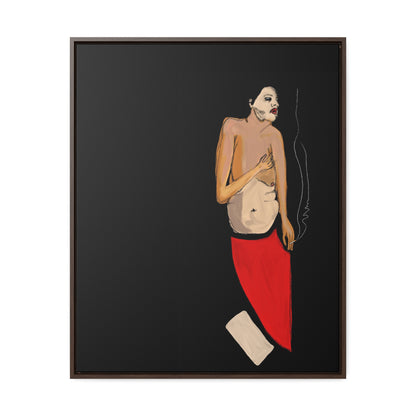 A Depressive Aladdin, Original Eduard Pavel, Gallery Canvas Wraps, Vertical Frame