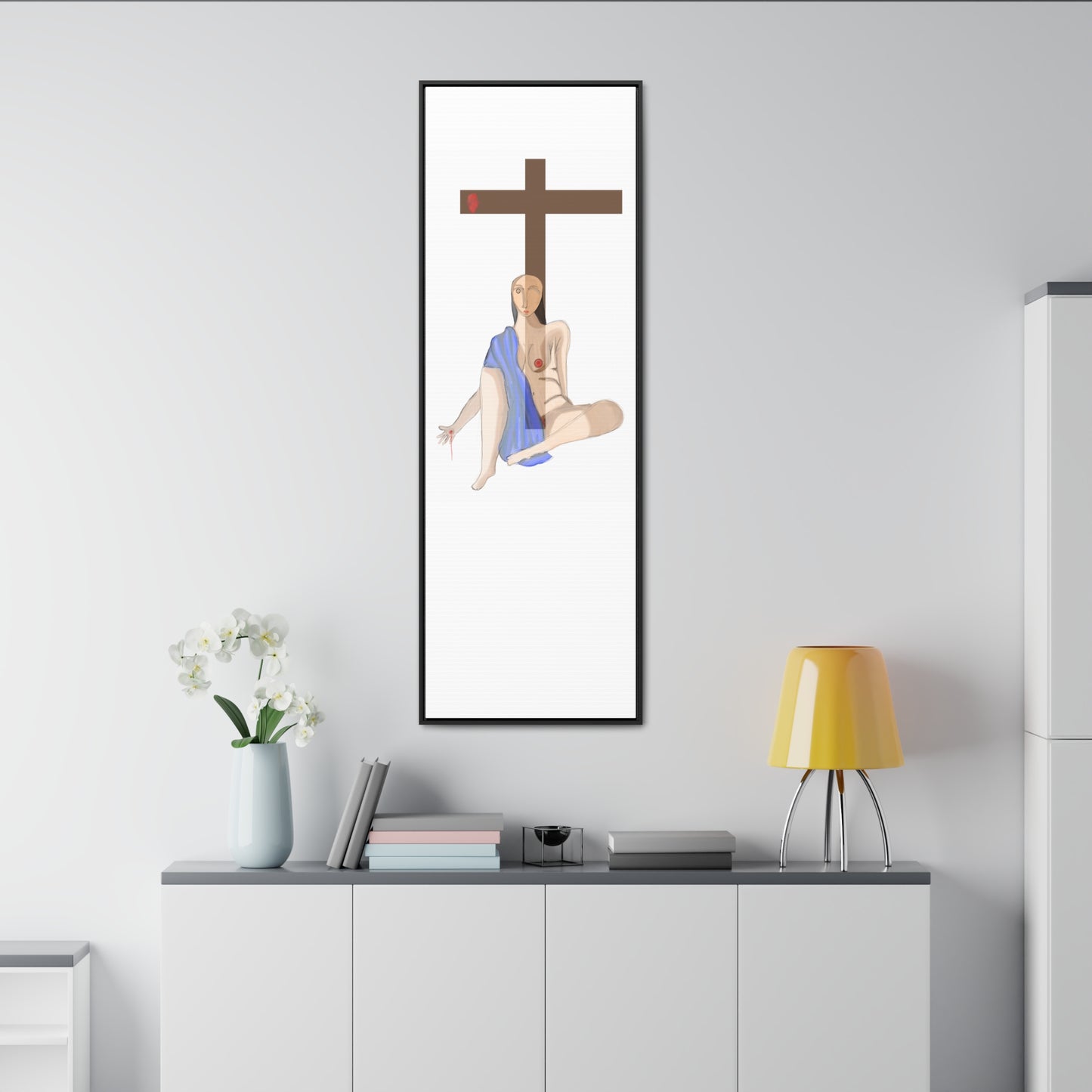 Cross, Original Eduard Pavel, Gallery Canvas Wraps, Vertical Frame