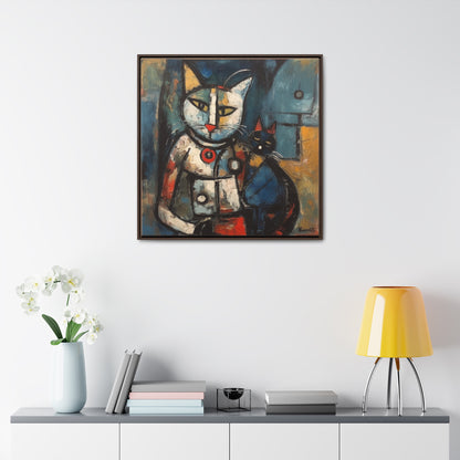 Cat 80, Gallery Canvas Wraps, Square Frame