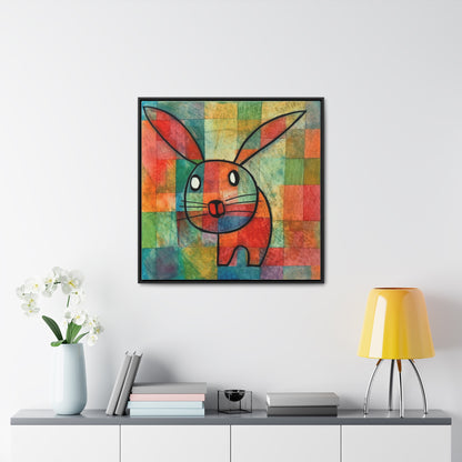 Rabbit 11, Gallery Canvas Wraps, Square Frame