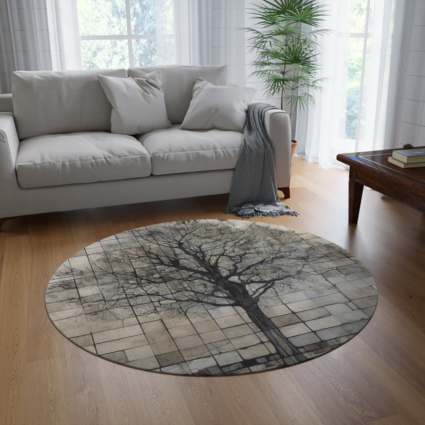 Tree 5,  Round Rug