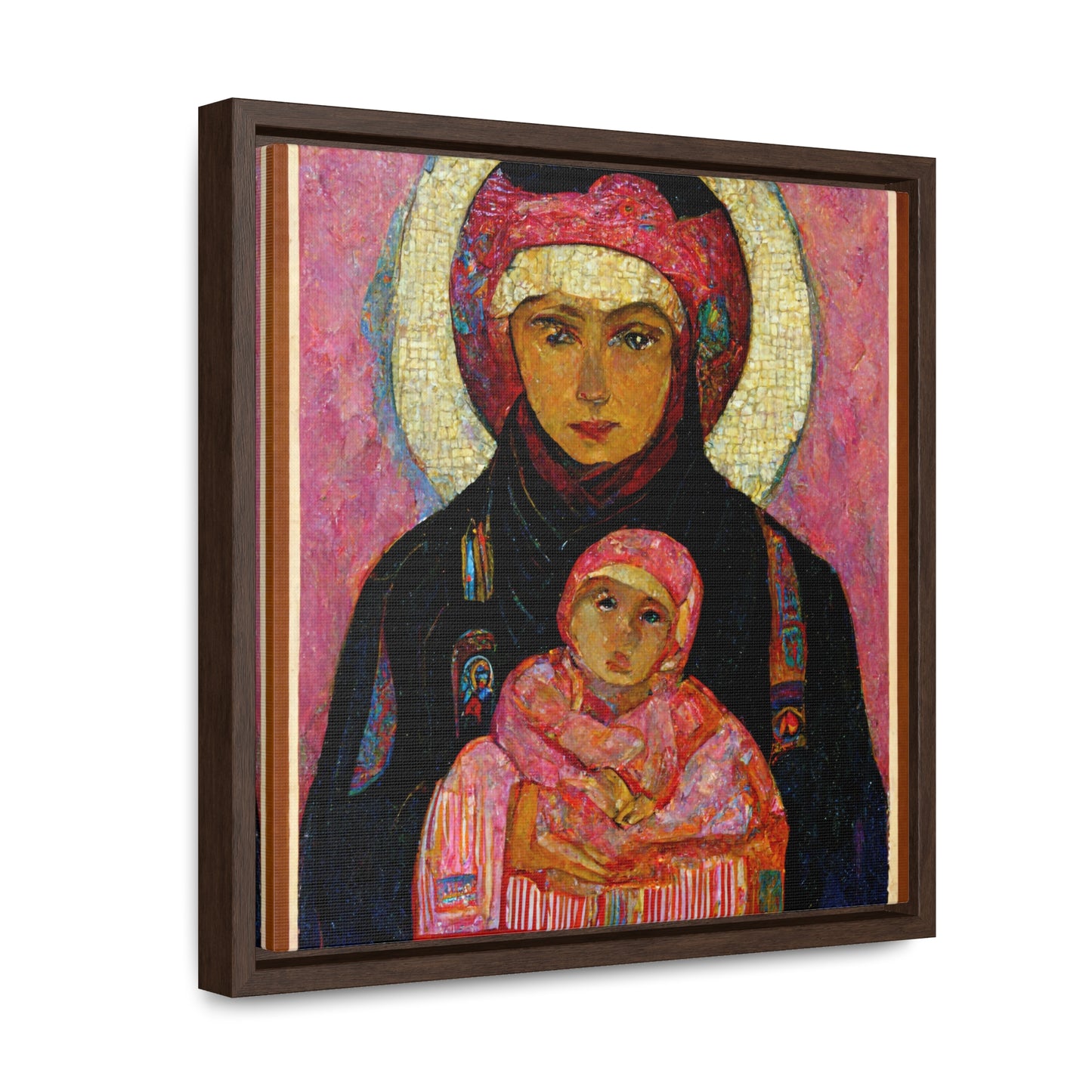 Mary and the Child 14, Valentinii, Gallery Canvas Wraps, Square Frame