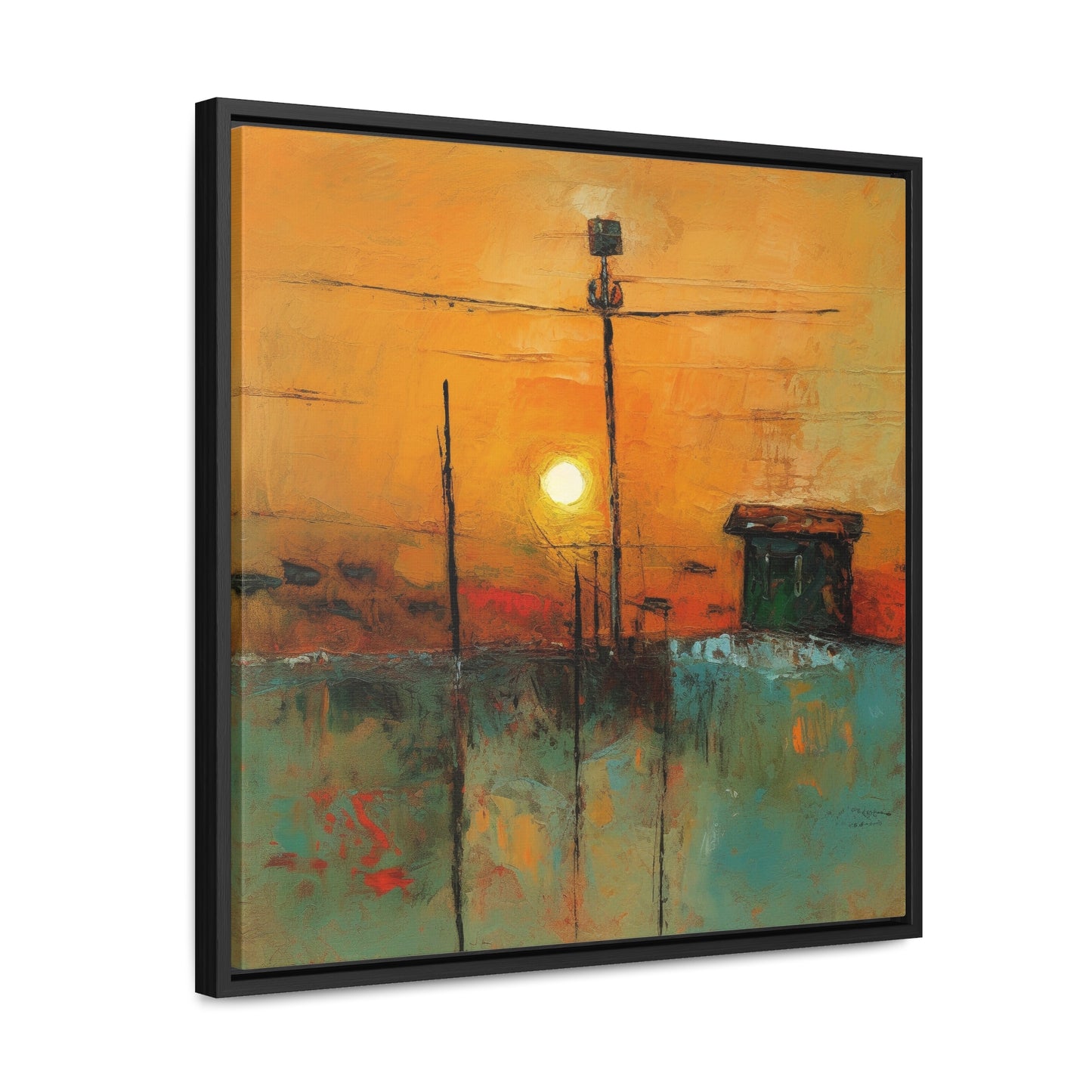 Land of the Sun 49, Valentinii, Gallery Canvas Wraps, Square Frame