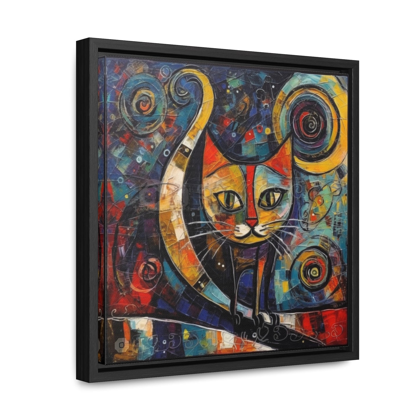 Cat 118, Gallery Canvas Wraps, Square Frame