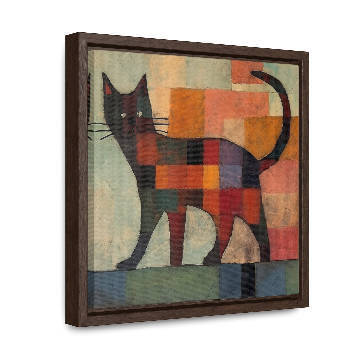 Cat 24, Gallery Canvas Wraps, Square Frame