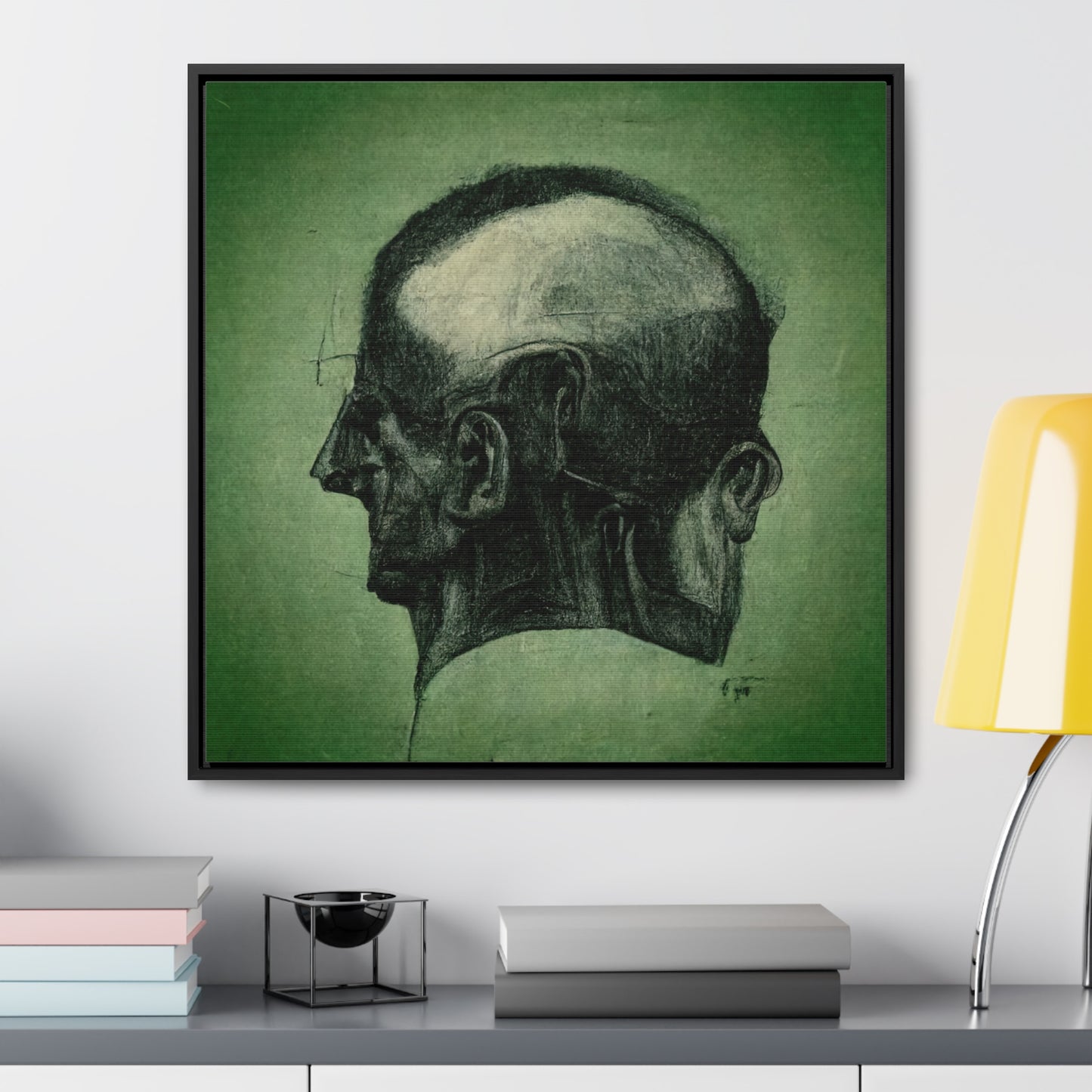 Heads 16, Valentinii, Gallery Canvas Wraps, Square Frame