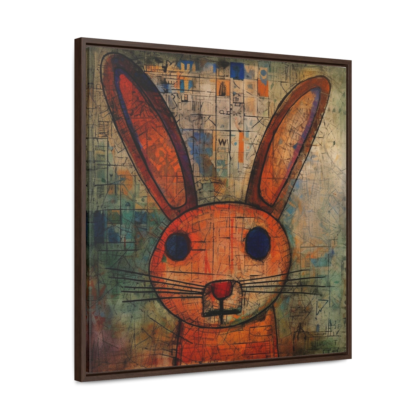 Rabbit, Gallery Canvas Wraps, Square Frame