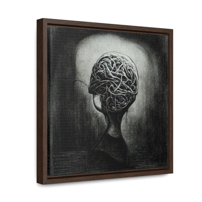 Brain 8, Valentinii, Gallery Canvas Wraps, Square Frame