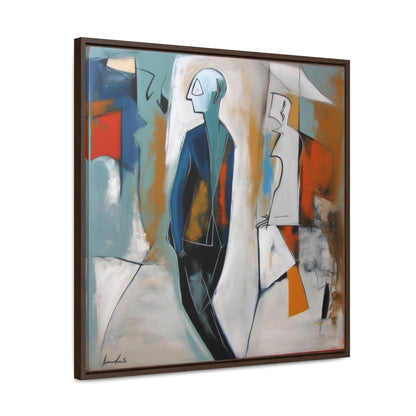 Sad Man 21, Valentinii, Gallery Canvas Wraps, Square Frame