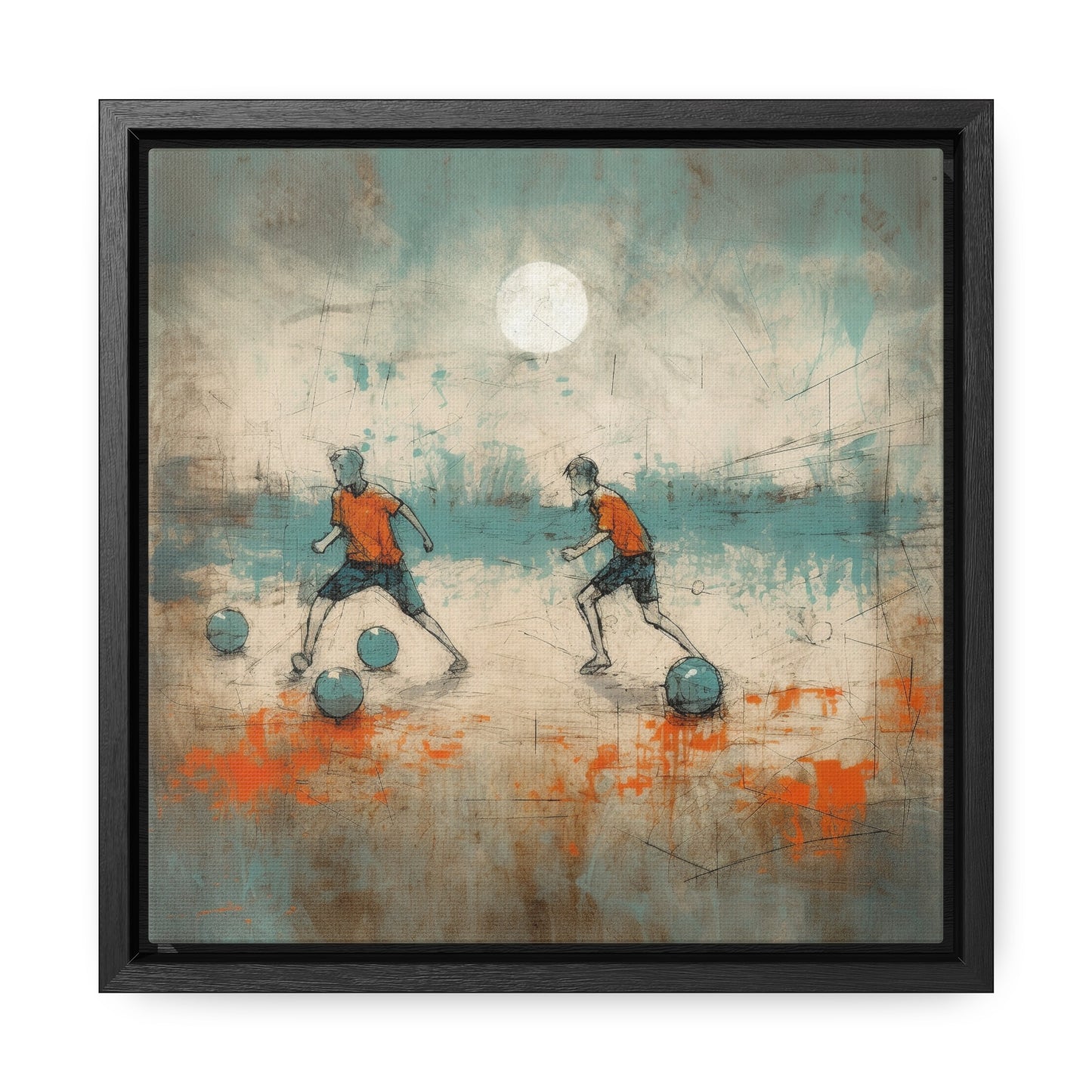 Childhood 39, Gallery Canvas Wraps, Square Frame