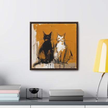 Cat 11, Gallery Canvas Wraps, Square Frame