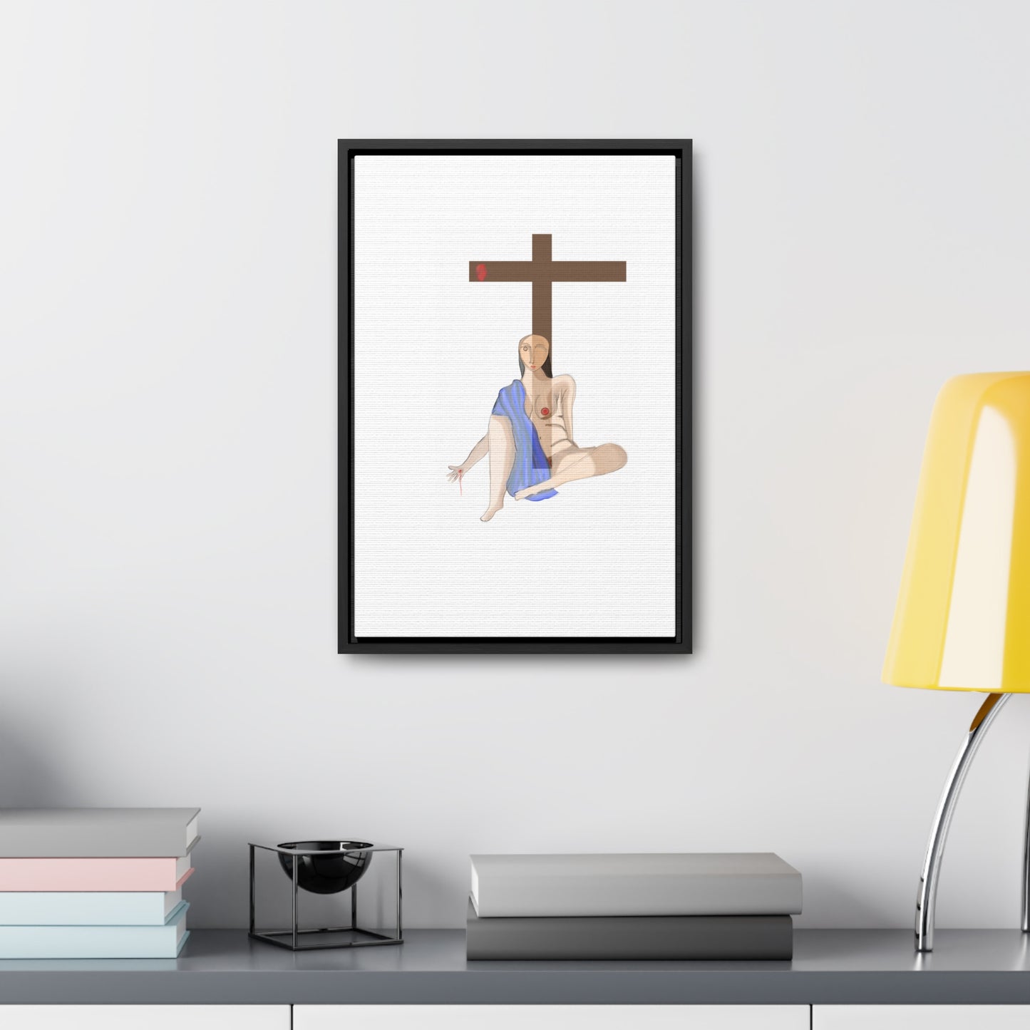 Cross, Original Eduard Pavel, Gallery Canvas Wraps, Vertical Frame