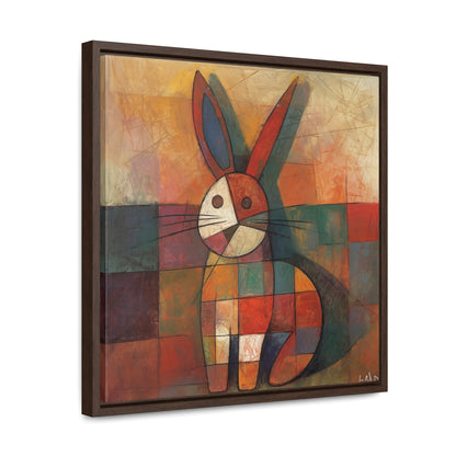 Rabbit 25, Gallery Canvas Wraps, Square Frame