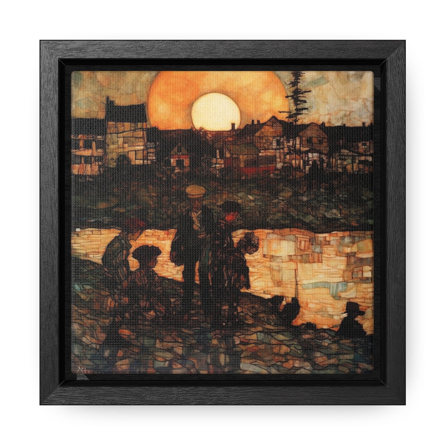 Land of the Sun 40, Valentinii, Gallery Canvas Wraps, Square Frame