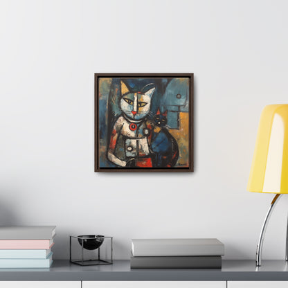 Cat 80, Gallery Canvas Wraps, Square Frame