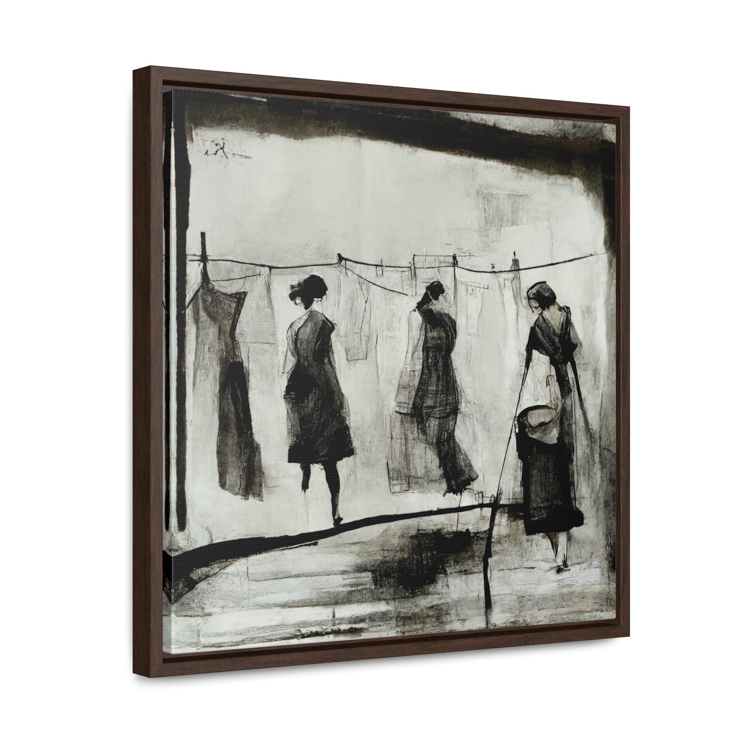 Domestic Memories 7, Valentinii, Gallery Canvas Wraps, Square Frame