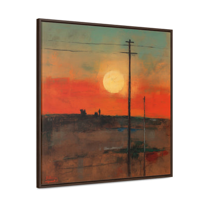 Land of the Sun 80, Valentinii, Gallery Canvas Wraps, Square Frame