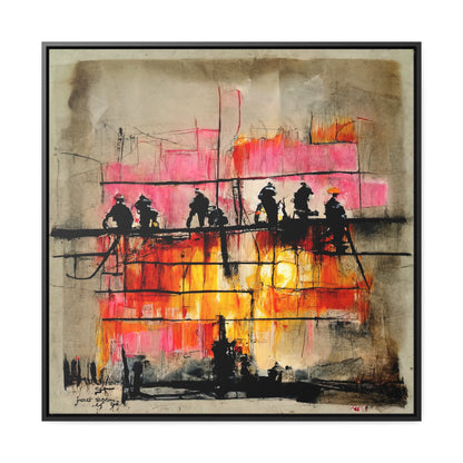 Land of the Sun 3, Valentinii, Gallery Canvas Wraps, Square Frame