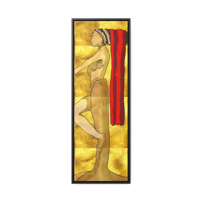 Woman in Gold, Original Eduard Pavel, Gallery Canvas Wraps, Vertical Frame