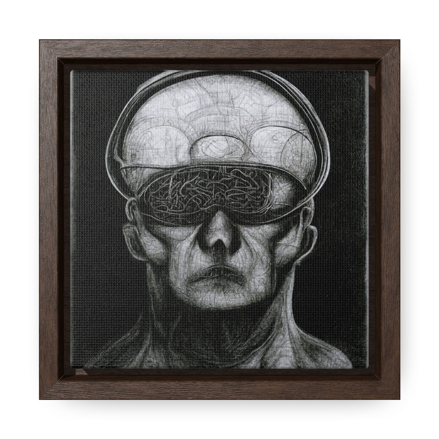 Brain 30, Valentinii, Gallery Canvas Wraps, Square Frame