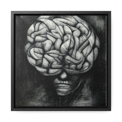 Brain 34, Valentinii, Gallery Canvas Wraps, Square Frame