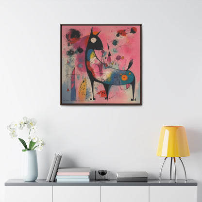 The Dreams of the Child 64, Gallery Canvas Wraps, Square Frame