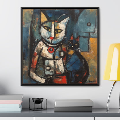 Cat 80, Gallery Canvas Wraps, Square Frame