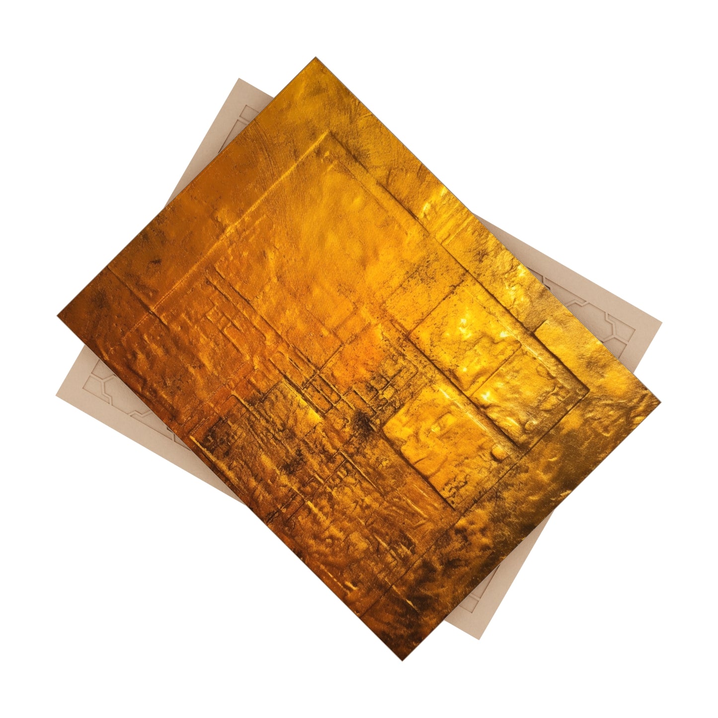 Gold 6, Ceramic Photo Tile