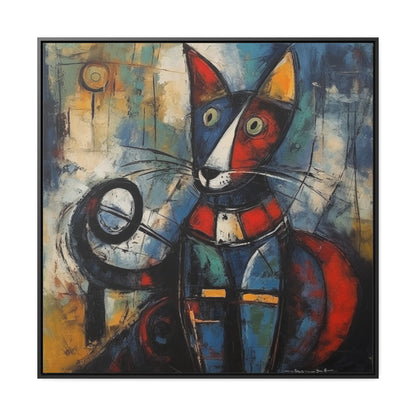 Cat 96, Gallery Canvas Wraps, Square Frame