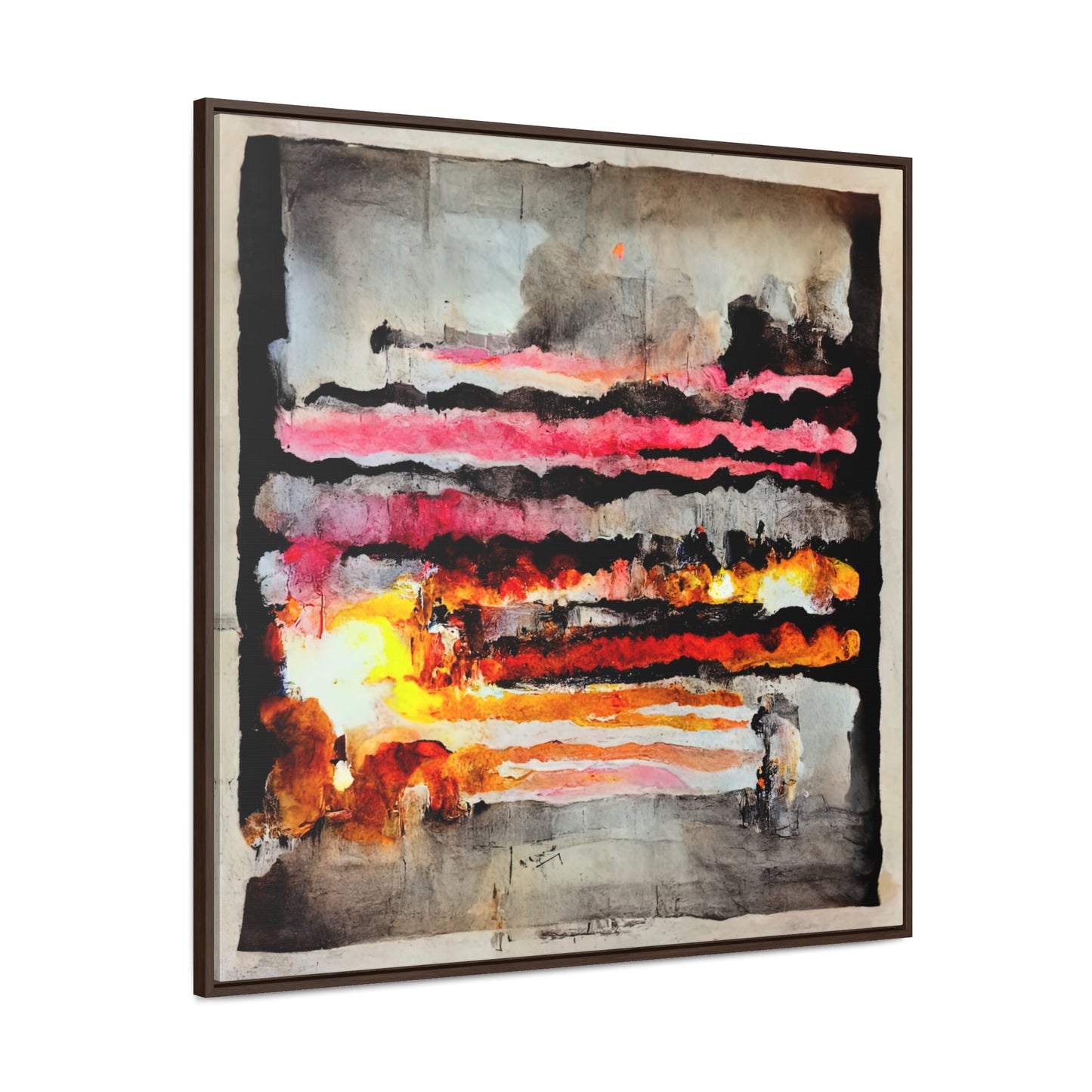 Land of the Sun 8, Valentinii, Gallery Canvas Wraps, Square Frame