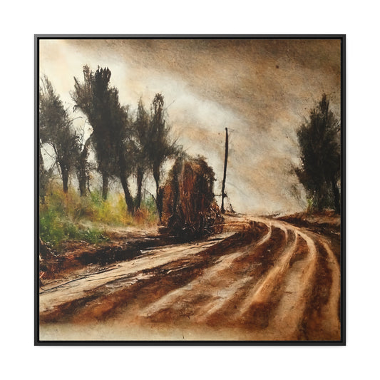 To the Rainy Land 7, Valentinii, Gallery Canvas Wraps, Square Frame