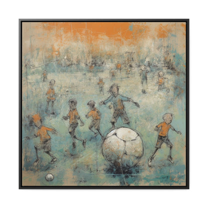 Childhood 21, Gallery Canvas Wraps, Square Frame