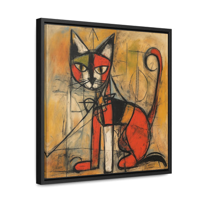 Cat 52, Gallery Canvas Wraps, Square Frame