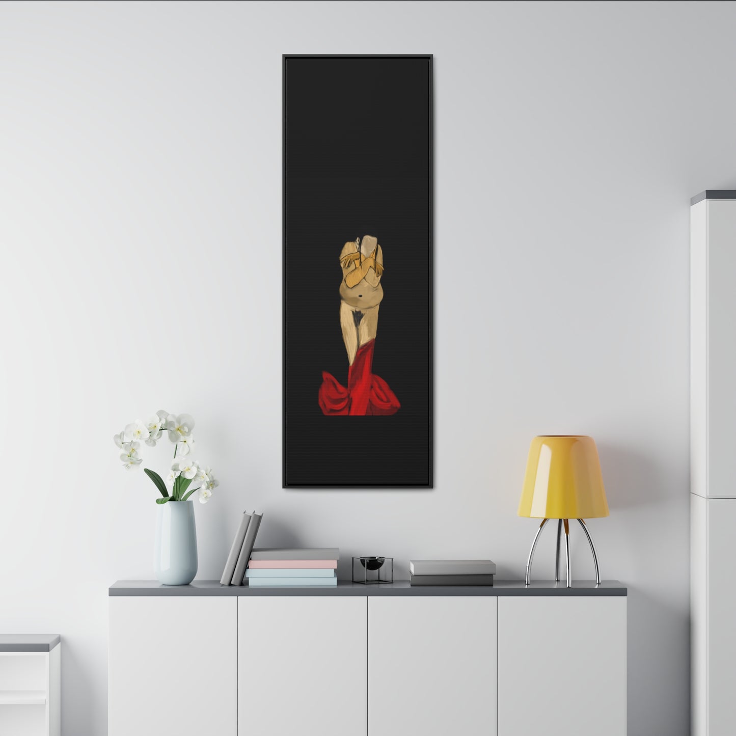 Shame, Original Eduard Pavel, Gallery Canvas Wraps, Vertical Frame