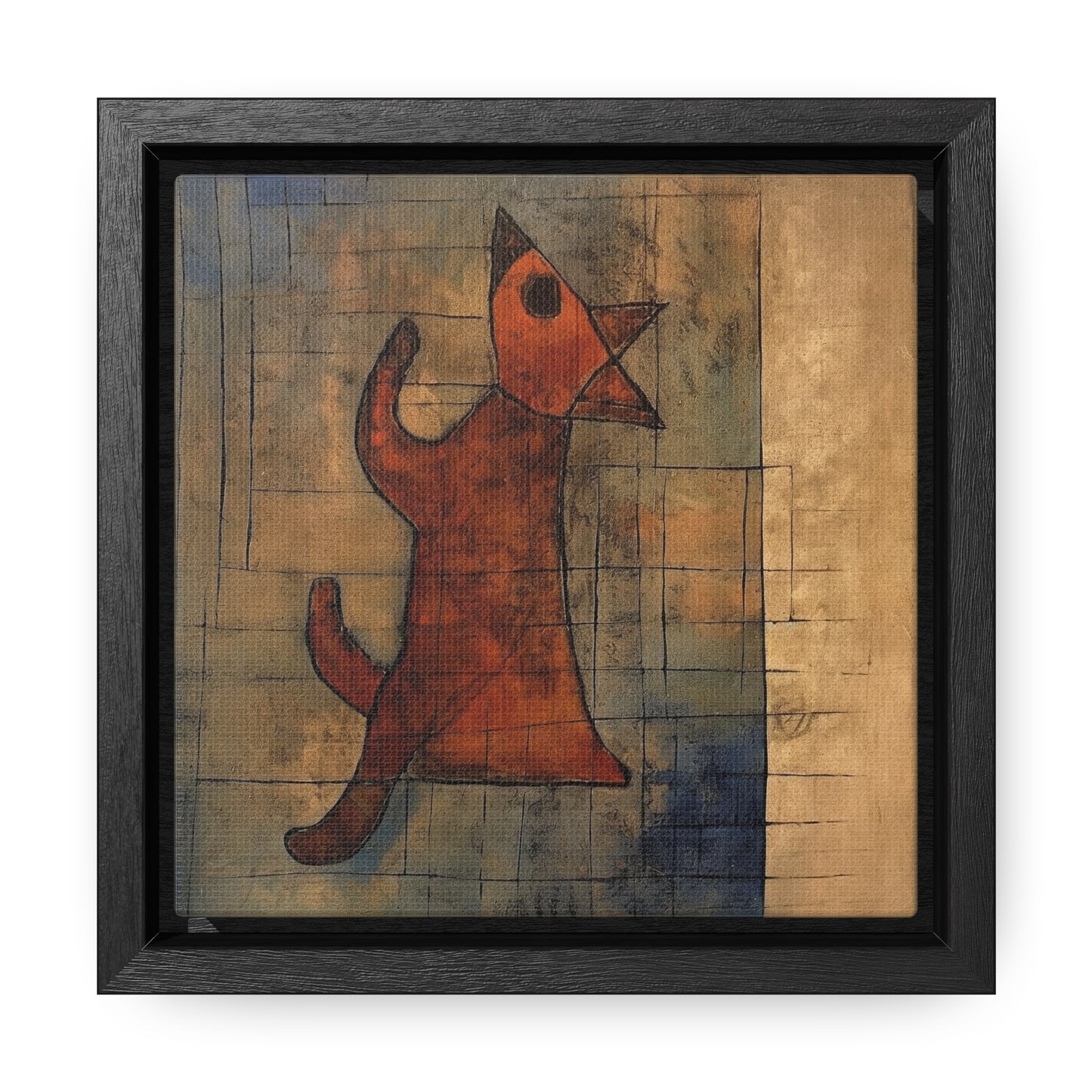 V Dog 3, Gallery Canvas Wraps, Square Frame