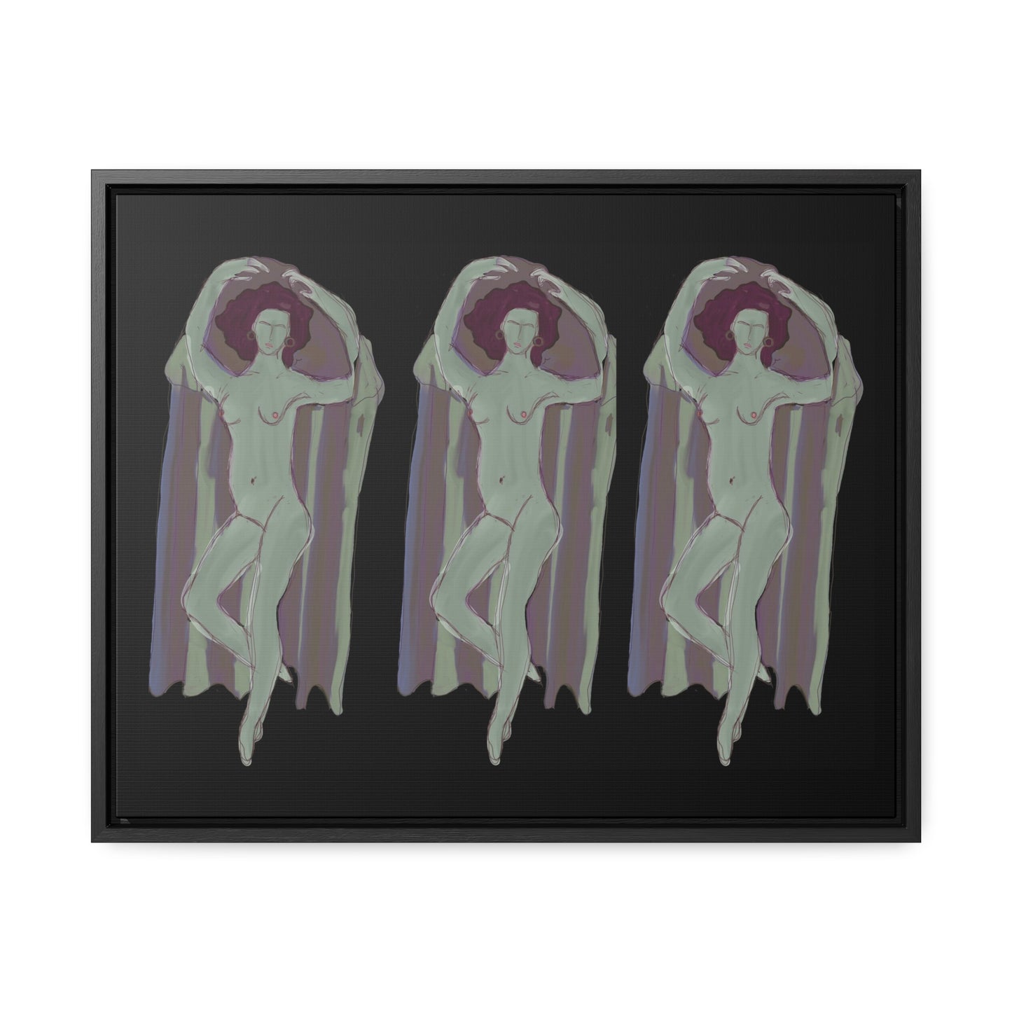 Ancient Dance, Original Eduard Pavel, Gallery Canvas Wraps, Horizontal Frame