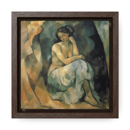 Women 2, Valentinii, Gallery Canvas Wraps, Square Frame