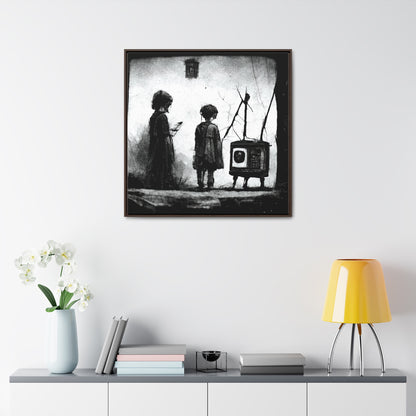 Childhood Wave 4, Valentinii, Gallery Canvas Wraps, Square Frame