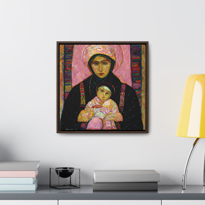 Mary and the Child 6, Valentinii, Gallery Canvas Wraps, Square Frame