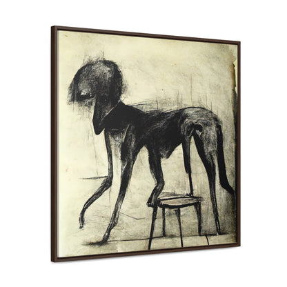 Dogs and Puppies 25, Valentinii, Gallery Canvas Wraps, Square Frame