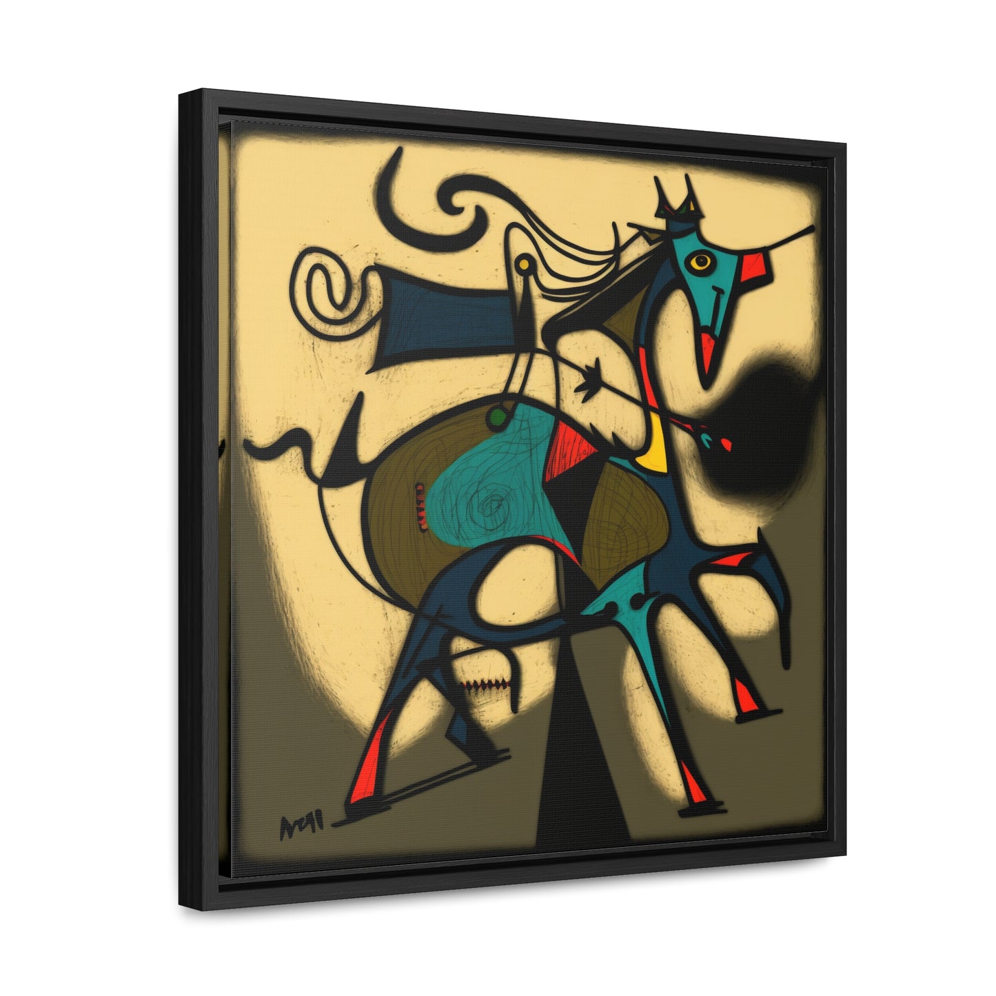 Naivia 18, Gallery Canvas Wraps, Square Frame