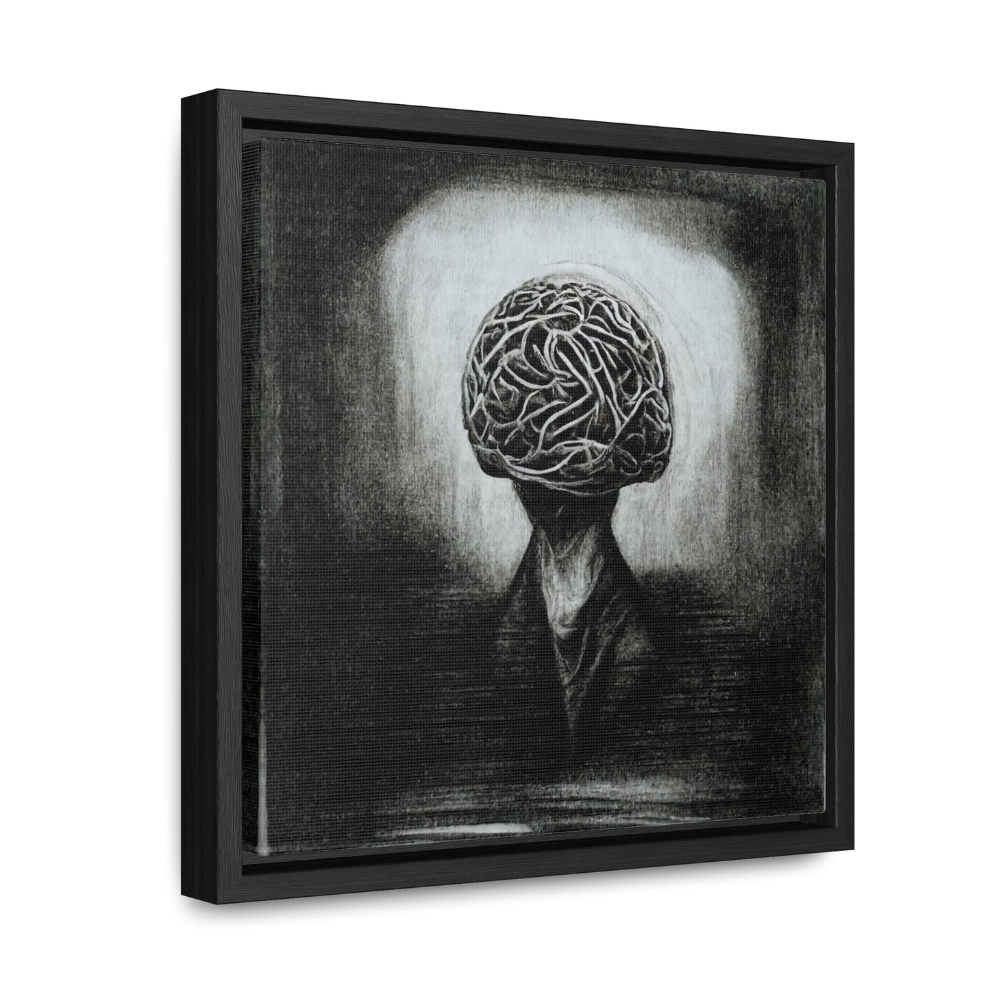 Brain 7, Valentinii, Gallery Canvas Wraps, Square Frame