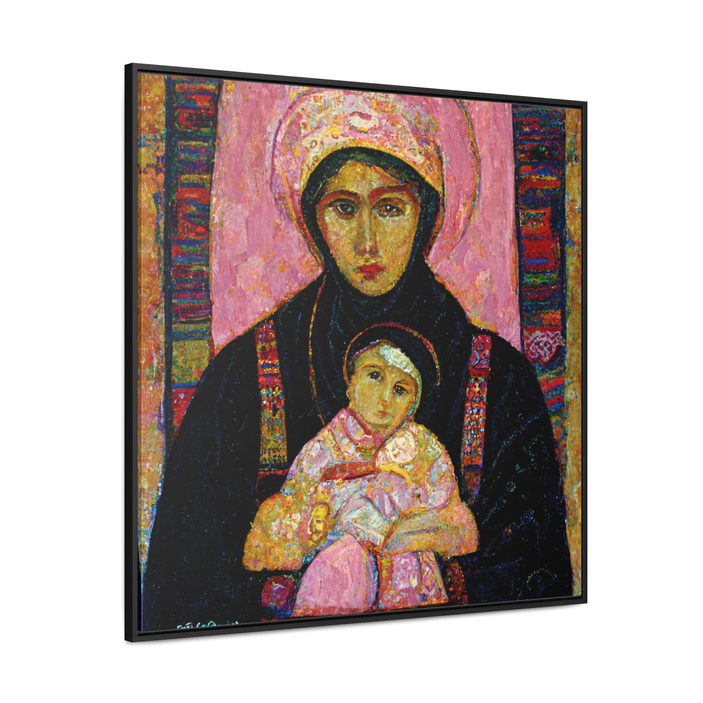 Mary and the Child 29, Valentinii, Gallery Canvas Wraps, Square Frame