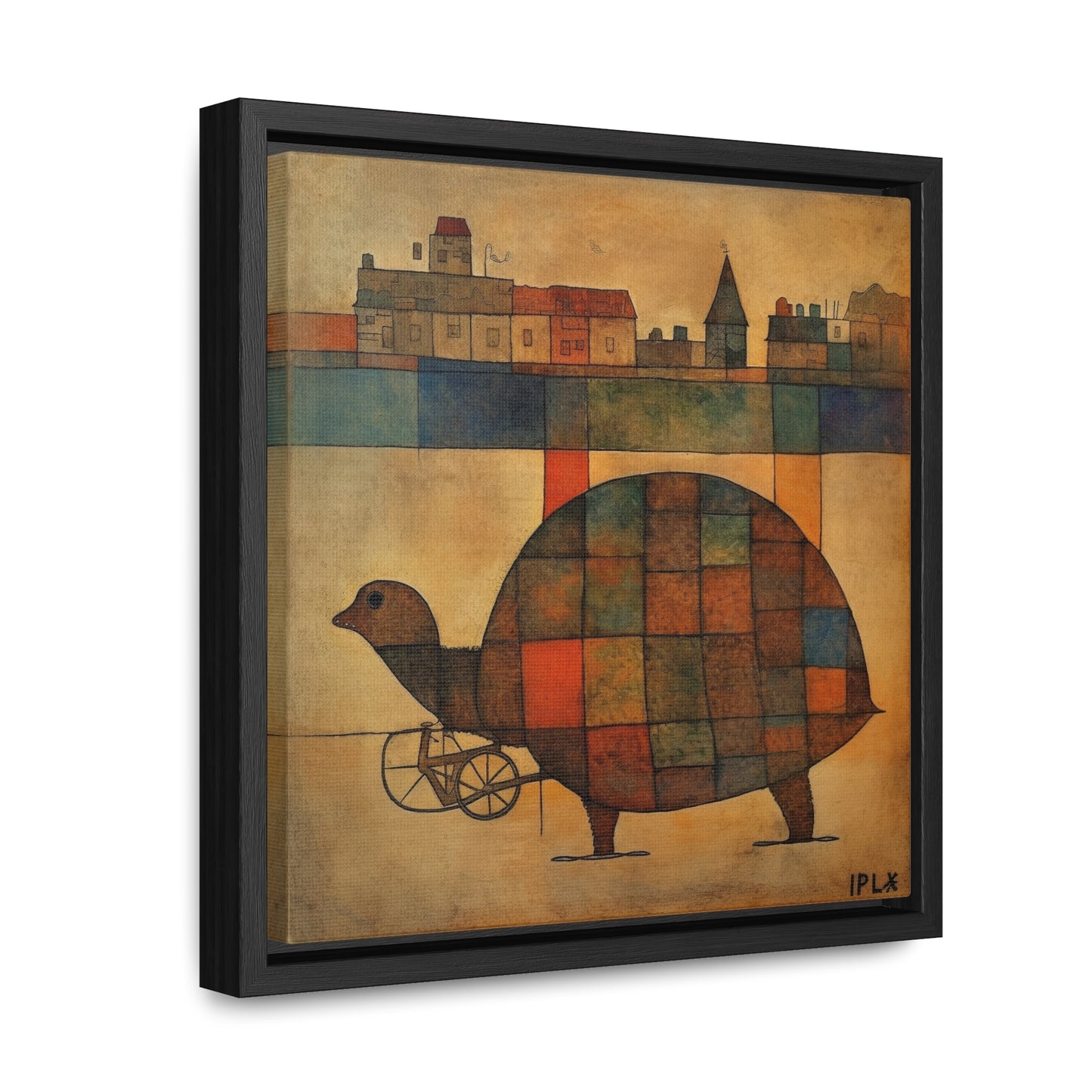 Turtle 17, Gallery Canvas Wraps, Square Frame